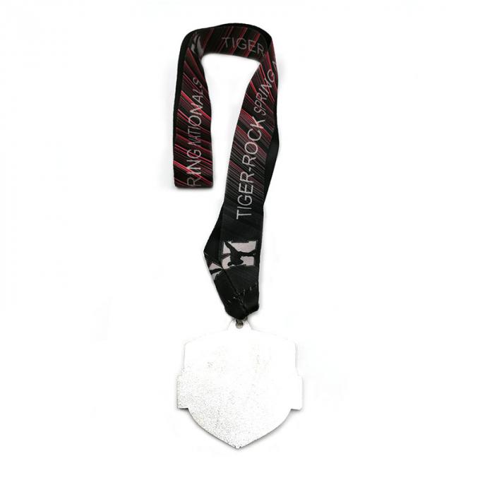 Médaille adaptée aux besoins du client en métal de sport de la médaille 3d de récompense de concurrence d'arts martiaux de roche de tigre de logo