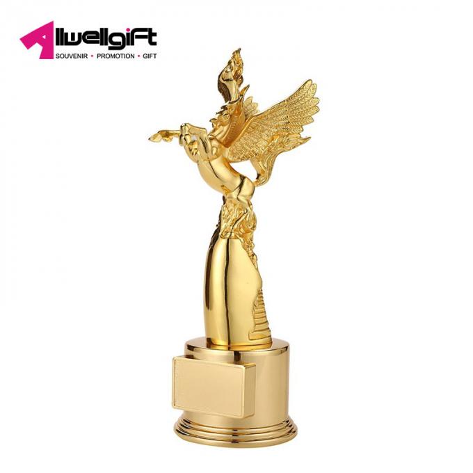 Les ornements chauds de haute qualité de trophée en métal de la vente 3d Pegasus personnalisent le cadeau d'entreprise en métal de trophée de récompenses de cheval en métal fait sur commande de forme