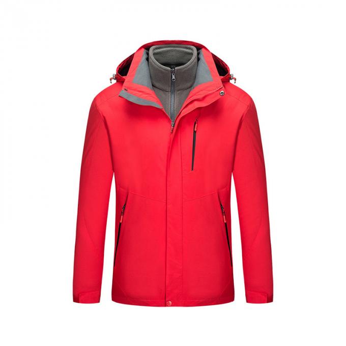 Habillement thermique protégeant du vent mol d'armée de Shell Casual Hooded Jacket Men d'uniforme de veste d'ouatine