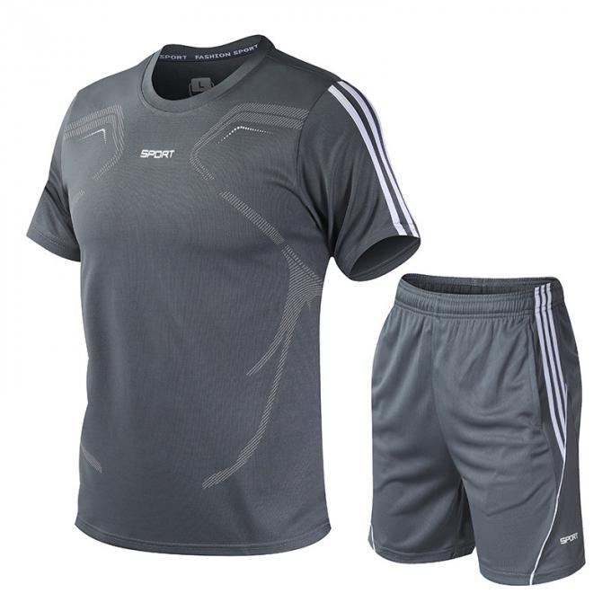 le football du football de la jeunesse folâtre la douille courte de costumes de GYMNASE d'habillement 5XL fait sur commande plus le T-shirt de taille