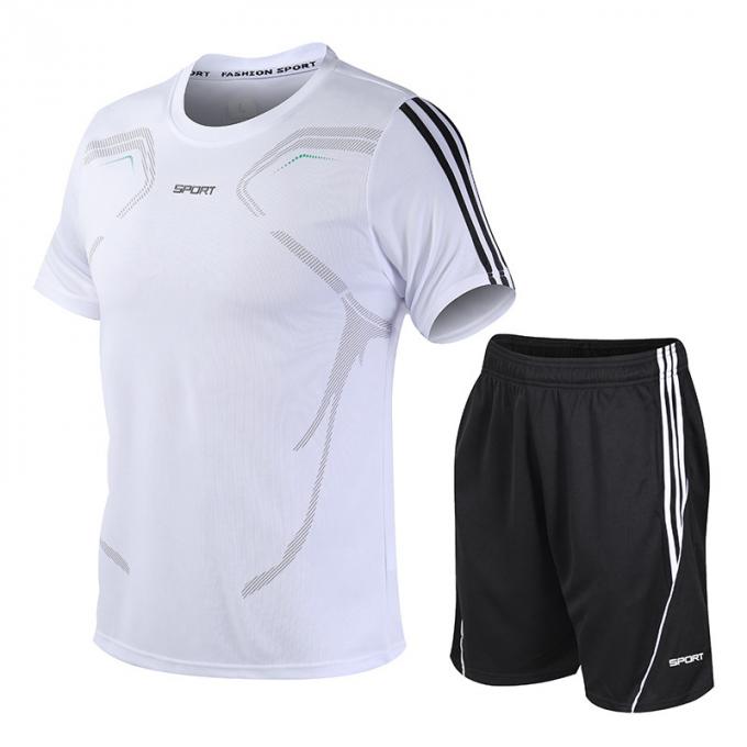 le football du football de la jeunesse folâtre la douille courte de costumes de GYMNASE d'habillement 5XL fait sur commande plus le T-shirt de taille