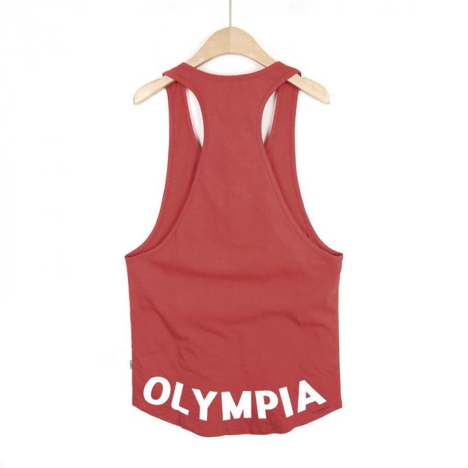 Les sports en gros faits sur commande de gymnase de forme physique d'hommes de bodybuilding échouent les vêtements à séchage rapide supérieurs de séance d'entraînement d'élasticité colorée de gymnase