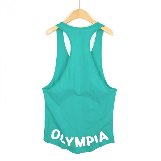 Les sports en gros faits sur commande de gymnase de forme physique d'hommes de bodybuilding échouent les vêtements à séchage rapide supérieurs de séance d'entraînement d'élasticité colorée de gymnase