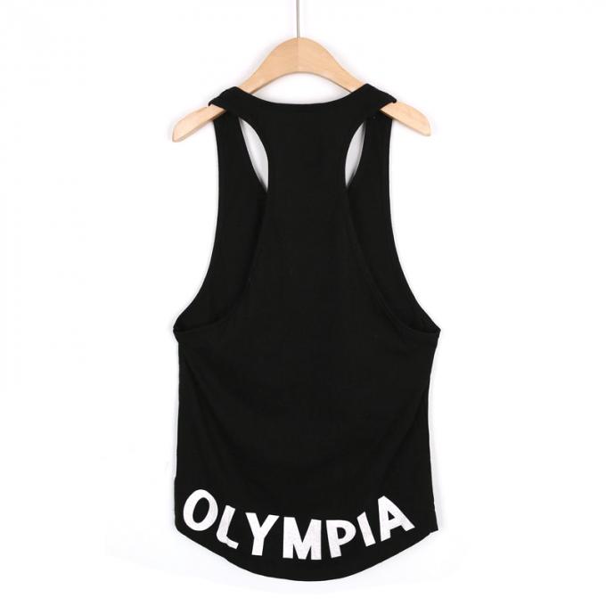 Les sports en gros faits sur commande de gymnase de forme physique d'hommes de bodybuilding échouent les vêtements à séchage rapide supérieurs de séance d'entraînement d'élasticité colorée de gymnase