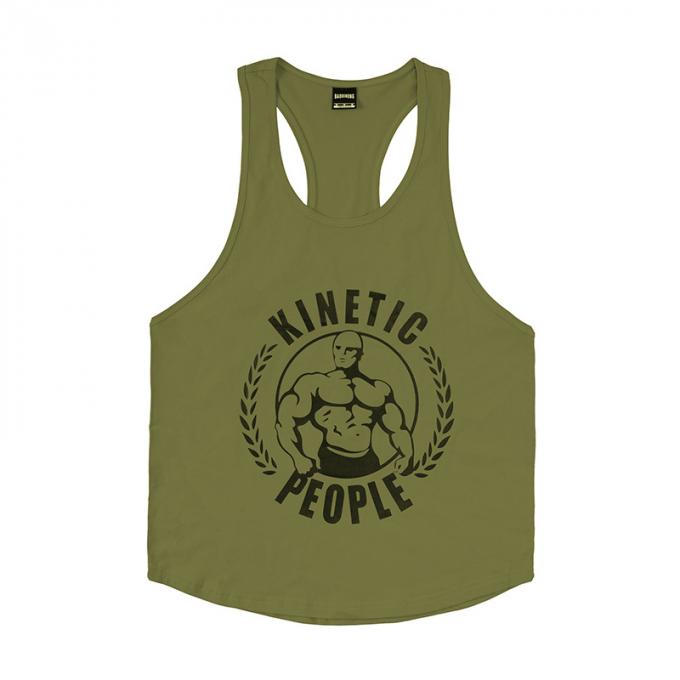 Les gymnases de Stringer Fitness Mens de bodybuilding de nouveau venu échouent la séance d'entraînement supérieure de gilet de muscle font juste le tricot de vêtements de sport de gymnases