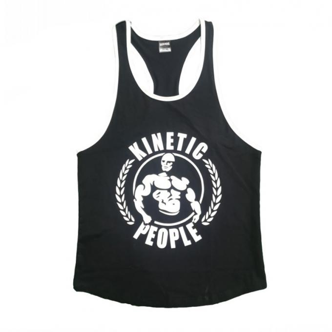 Les gymnases de Stringer Fitness Mens de bodybuilding de nouveau venu échouent la séance d'entraînement supérieure de gilet de muscle font juste le tricot de vêtements de sport de gymnases