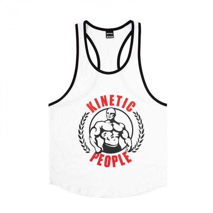 Les gymnases de Stringer Fitness Mens de bodybuilding de nouveau venu échouent la séance d'entraînement supérieure de gilet de muscle font juste le tricot de vêtements de sport de gymnases