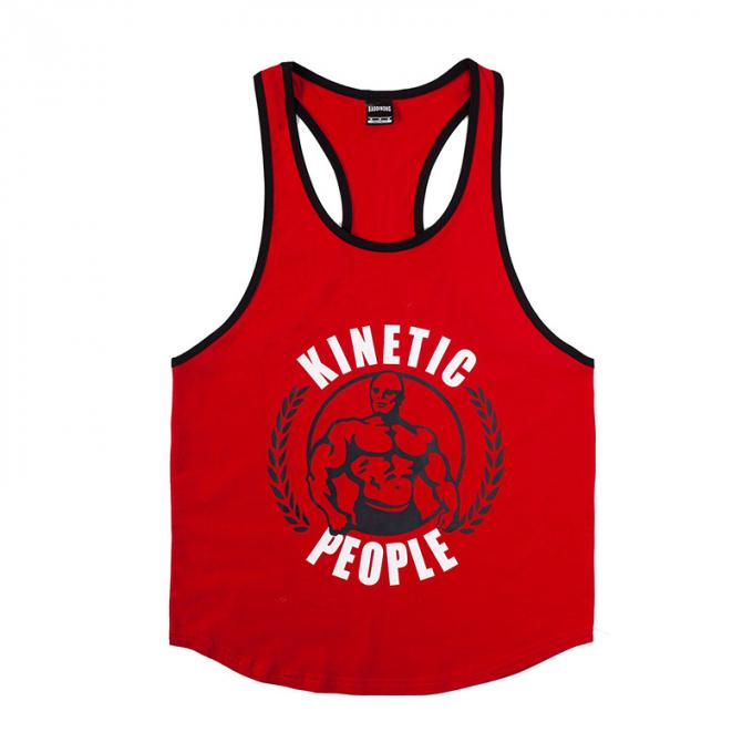 Les gymnases de Stringer Fitness Mens de bodybuilding de nouveau venu échouent la séance d'entraînement supérieure de gilet de muscle font juste le tricot de vêtements de sport de gymnases