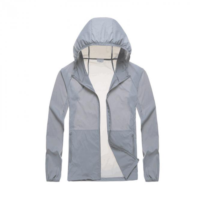 Habillement UV adapté aux besoins du client UV unisexe imperméable extérieur douille bon marché chaude de vente de longue