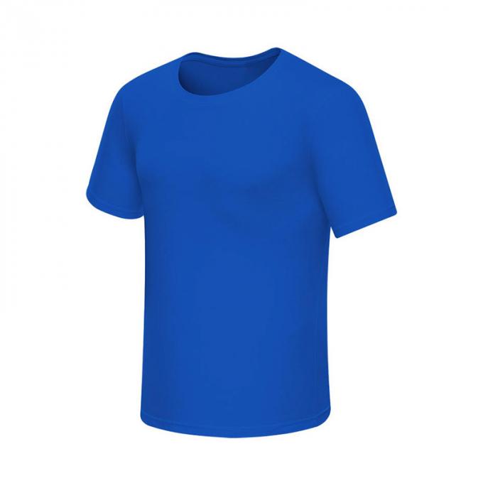 coutume personnalisée parcou en gros de blanc de T-shirt de 100%cotton 180g