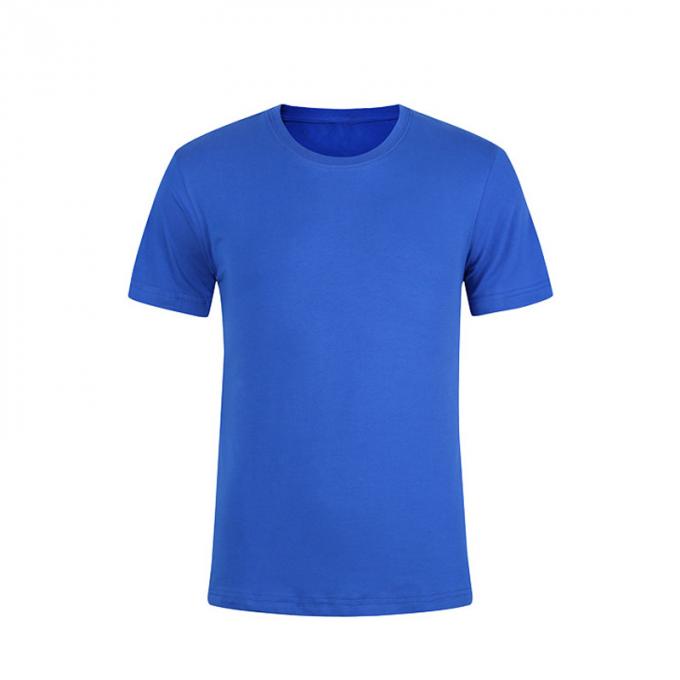 coutume personnalisée parcou en gros de blanc de T-shirt de 100%cotton 180g