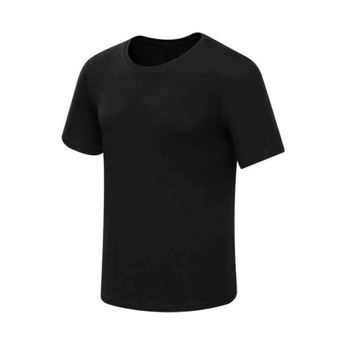 coutume personnalisée parcou en gros de blanc de T-shirt de 100%cotton 180g