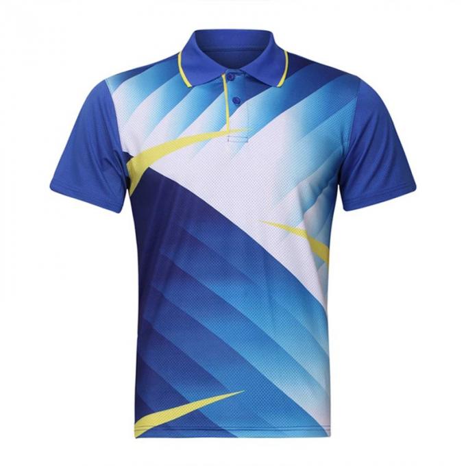 D'hommes colorés imprimés de plein le tee-shirt solide de bowling polo mûr de mode