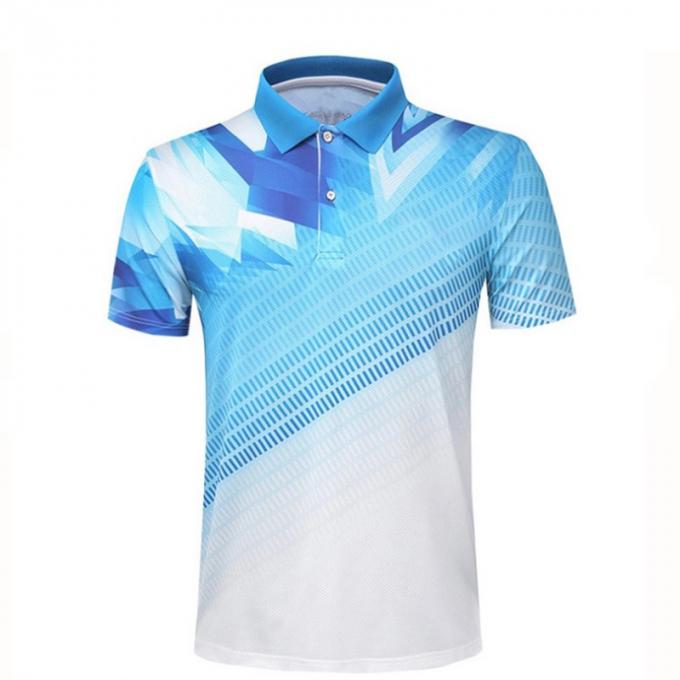 D'hommes colorés imprimés de plein le tee-shirt solide de bowling polo mûr de mode