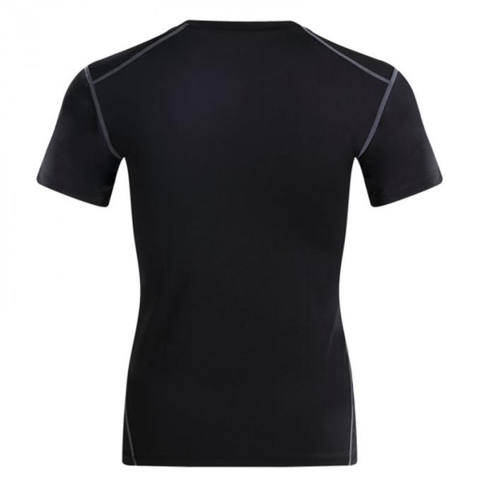 Survêtement pur de cou de vêtements de sport de flexibilité élevée serrée ronde confortable de T-shirt