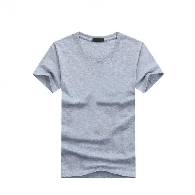 T-shirt pur fait sur commande de couleur de culture d'entreprise de LOGO de vêtements de club de service des douanes de chemise de la publicité de cou de rond de classe du coton DIY