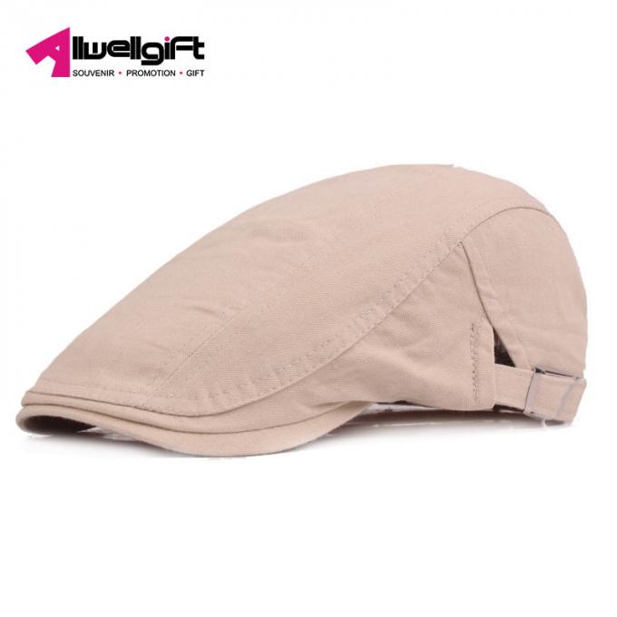 Chapeaux en avant de pare-soleil de couleur solide de bérets de promotion de rétro voyage unique occasionnel classique unisexe de coton