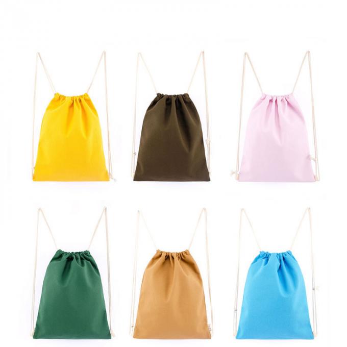 Le sac à dos de cordon met en sac le sac se pliant en vrac de sport de clich d'épaule avec le sac léger d'extérieur de ficelle de traction de cordon