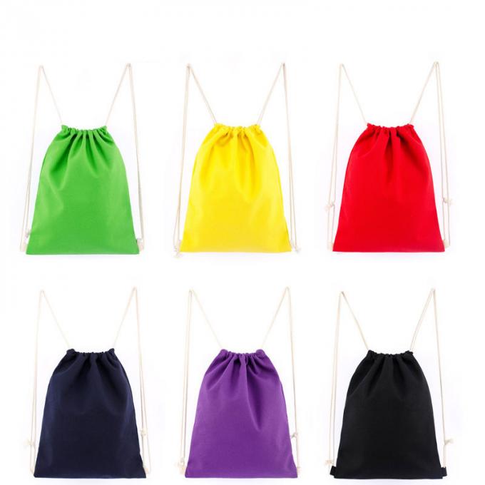 Le sac à dos de cordon met en sac le sac se pliant en vrac de sport de clich d'épaule avec le sac léger d'extérieur de ficelle de traction de cordon