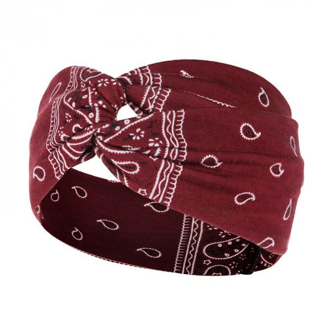 femme de Bohème en gros de bandeaux de concepteur de sport d'anti-sueur de sport de foulard de sport de bandeau de yoga de style