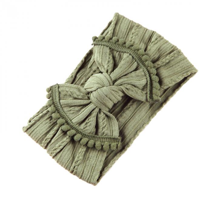 la main faite sur commande en gros de Bunny Ears de bande dessinée d'enfants de bandeau d'arc utilisent l'accessoire de cheveux d'enfants