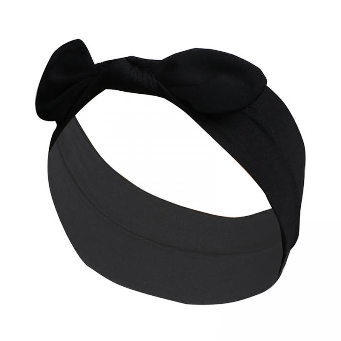 la main faite sur commande en gros de Bunny Ears de bande dessinée d'enfants de bandeau d'arc utilisent l'accessoire de cheveux d'enfants