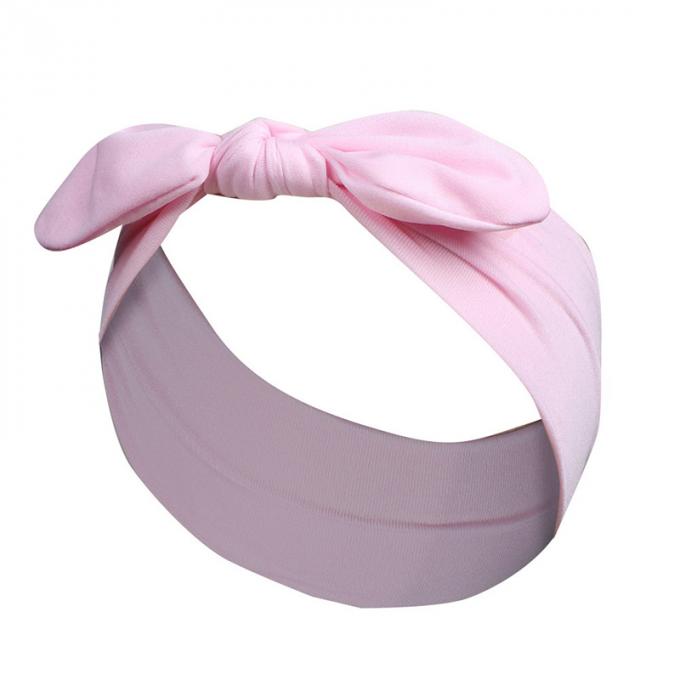 la main faite sur commande en gros de Bunny Ears de bande dessinée d'enfants de bandeau d'arc utilisent l'accessoire de cheveux d'enfants