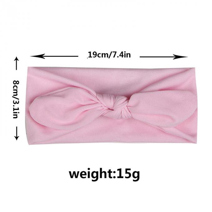 la main faite sur commande en gros de Bunny Ears de bande dessinée d'enfants de bandeau d'arc utilisent l'accessoire de cheveux d'enfants