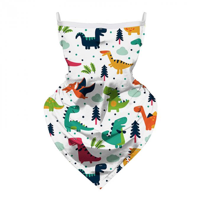Bandanas respirables d'écharpe de licorne de bande dessinée d'enfants avec la protection de Sun d'enfants de boucles d'oreille