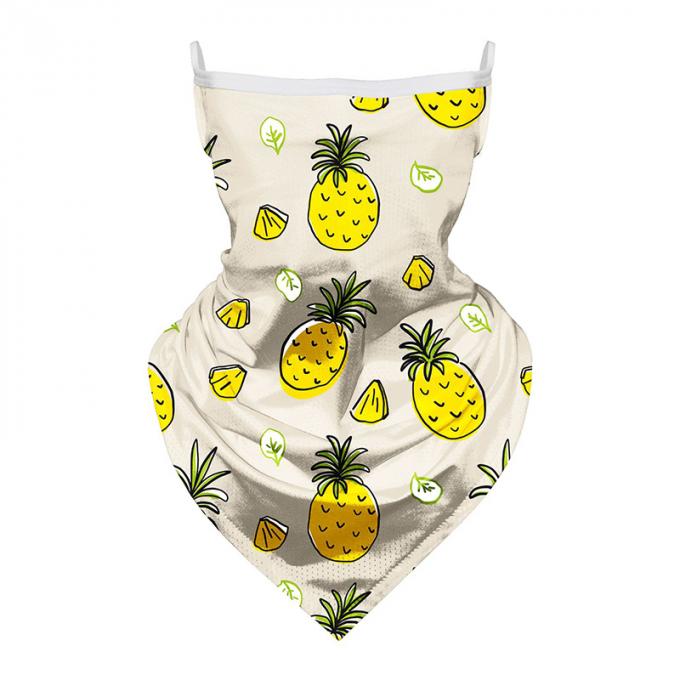 Bandanas respirables d'écharpe de licorne de bande dessinée d'enfants avec la protection de Sun d'enfants de boucles d'oreille