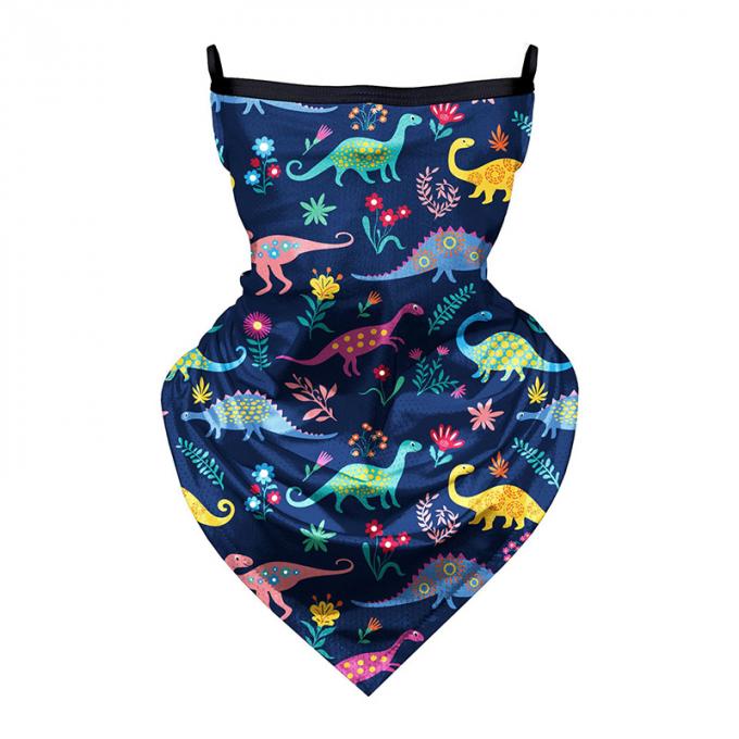 Bandanas respirables d'écharpe de licorne de bande dessinée d'enfants avec la protection de Sun d'enfants de boucles d'oreille