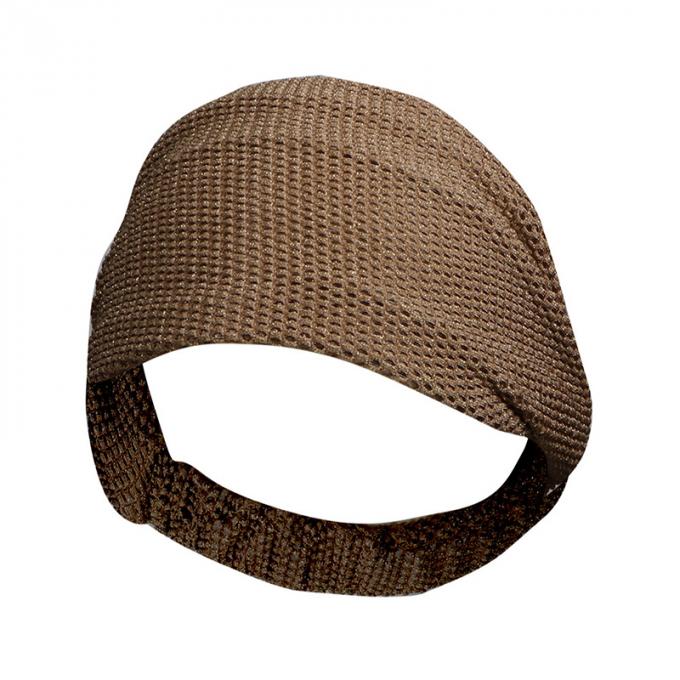 Le bandeau élastique fait sur commande de satin de Wideside de bandeau de sports de yoga de séance d'entraînement de femme de bandeau a sué les bandeaux sportifs extensibles