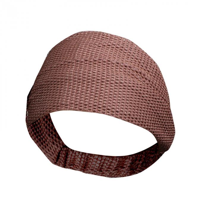 Le bandeau élastique fait sur commande de satin de Wideside de bandeau de sports de yoga de séance d'entraînement de femme de bandeau a sué les bandeaux sportifs extensibles