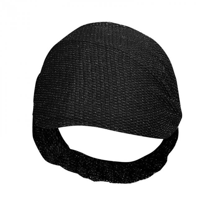 Le bandeau élastique fait sur commande de satin de Wideside de bandeau de sports de yoga de séance d'entraînement de femme de bandeau a sué les bandeaux sportifs extensibles