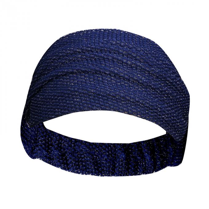 Le bandeau élastique fait sur commande de satin de Wideside de bandeau de sports de yoga de séance d'entraînement de femme de bandeau a sué les bandeaux sportifs extensibles