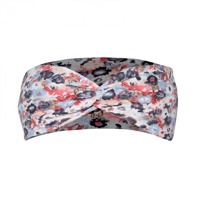 La fleur faite sur commande de mode imprimée pour modeler les cheveux nouveau-nés de bébé cintre les accessoires colorés de cheveux de femmes de bandeaux velus