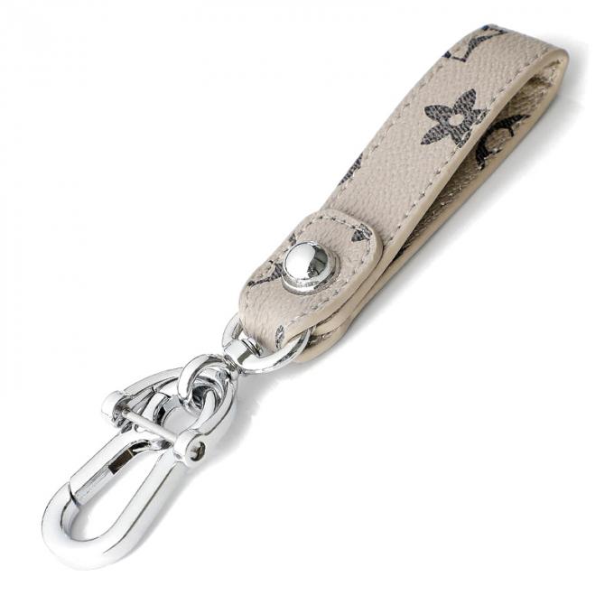 Chaîne principale de haute de fin en métal voiture en cuir en alliage de zinc promotionnelle créative en gros de souvenir avec des accessoires