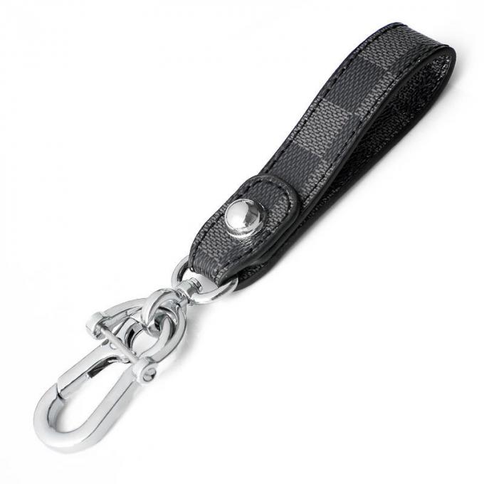 Chaîne principale de haute de fin en métal voiture en cuir en alliage de zinc promotionnelle créative en gros de souvenir avec des accessoires