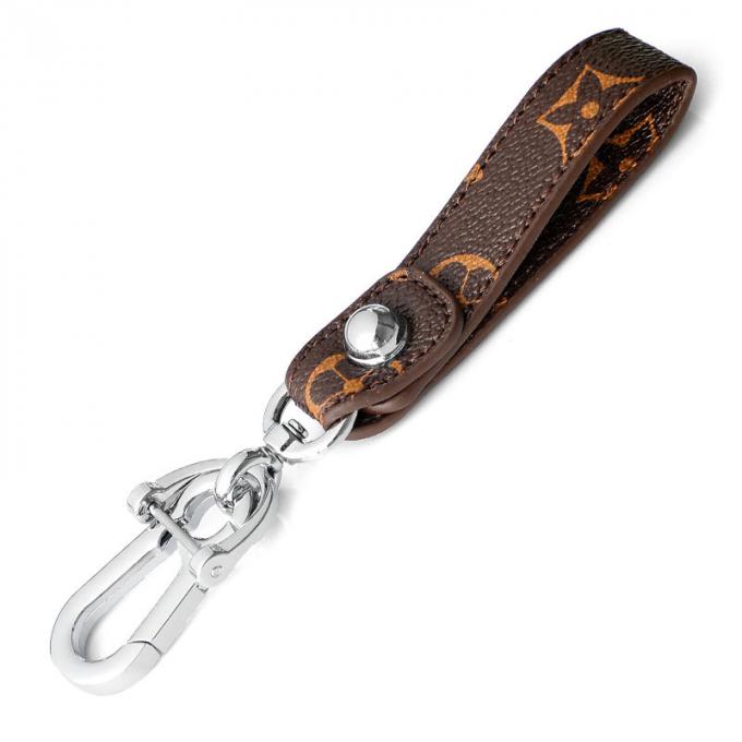 Chaîne principale de haute de fin en métal voiture en cuir en alliage de zinc promotionnelle créative en gros de souvenir avec des accessoires
