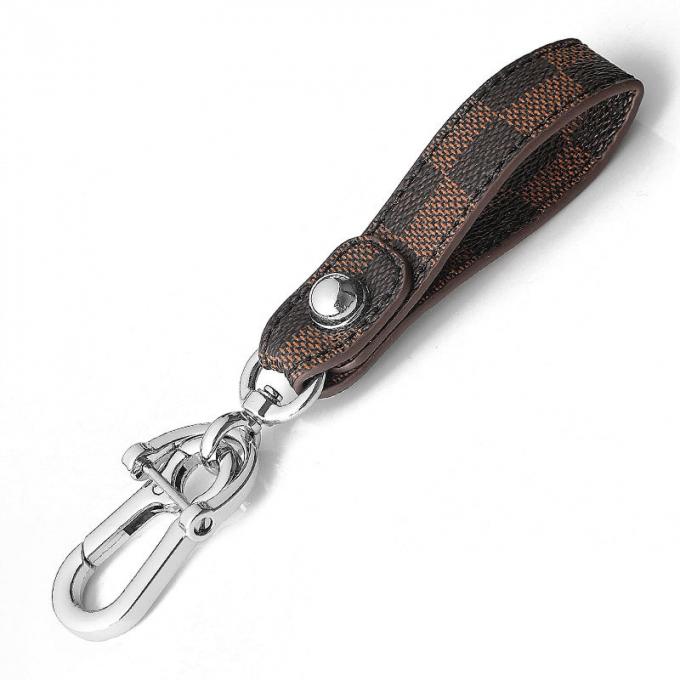 Chaîne principale de haute de fin en métal voiture en cuir en alliage de zinc promotionnelle créative en gros de souvenir avec des accessoires