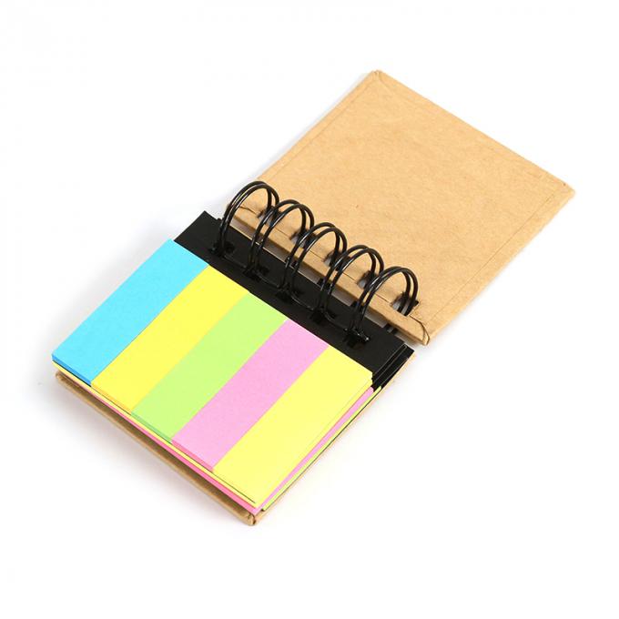 La publicité du carnet collant écologique de papier d'emballage avec le stylo