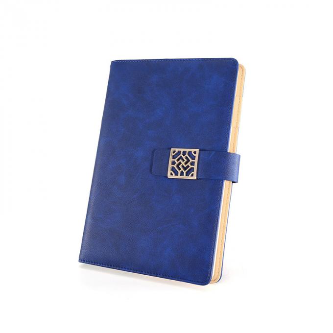 Carnet de papeterie de journal d'unité centrale du livre à couverture dure A5 avec la fermeture magnétique