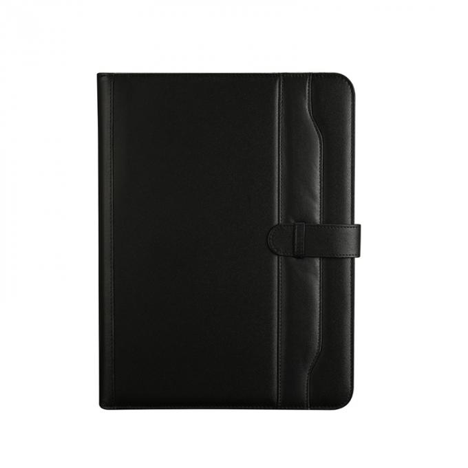 Carnet de papeterie de dossier de calculatrice d'organisateur de flie de dossier de document de conférence du cadeau A4 d'affaires