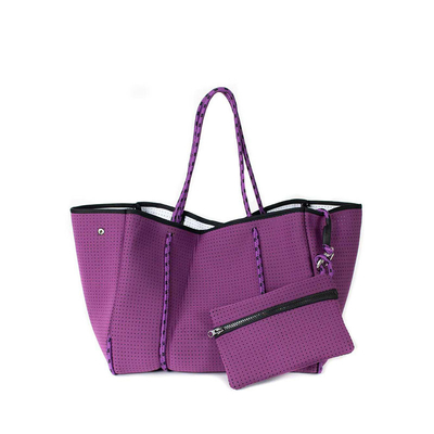 Cotton Polyester Blend Raffia Tote Bag Custom Print High Quality