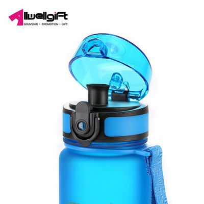 Colorful 500ML Sports Custom Made Drink Bottles With Dust Cover Matte For Girls